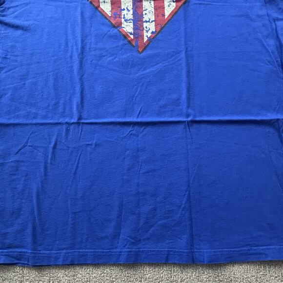 Grunt Style Shirt Adult Extra Large Blue Short Sleeve USA Patriot Casual Men's - Picture 6 of 14